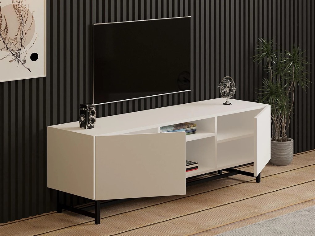 TV stolík/skrinka Twiggy (biela). Akcia -17%. Vlastná spoľahlivá doprava až k Vám domov. 1088867
