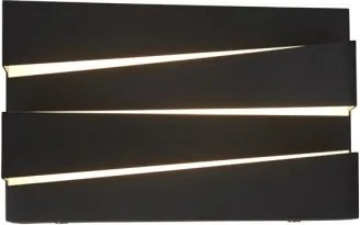 Searchlight 86410BK - LED Nástenné svietidlo SECTION LED/18W/230V čierna