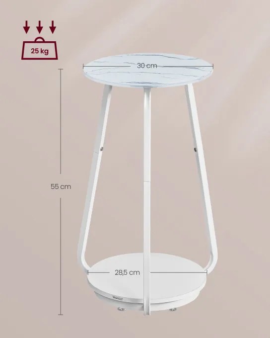 Príručný elegantný stolík LET287W59