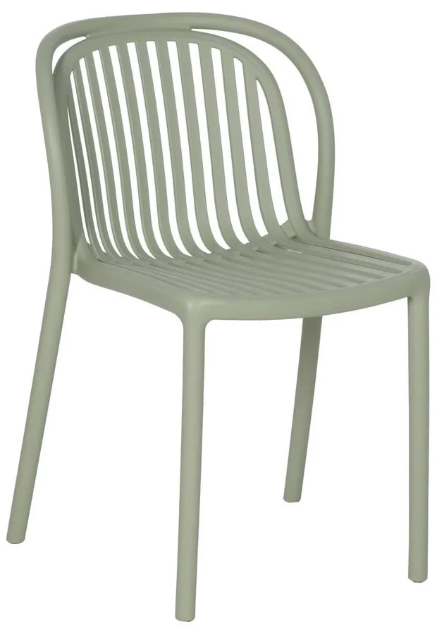 Zelená plastová jedálenská stolička Alia – Ixia