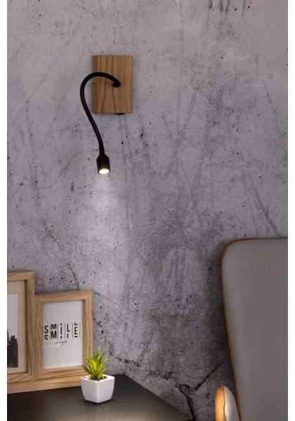 Spot-Light 5721174 - LED nástenné svietidlo LECTOR LED/2,5W/230V dub