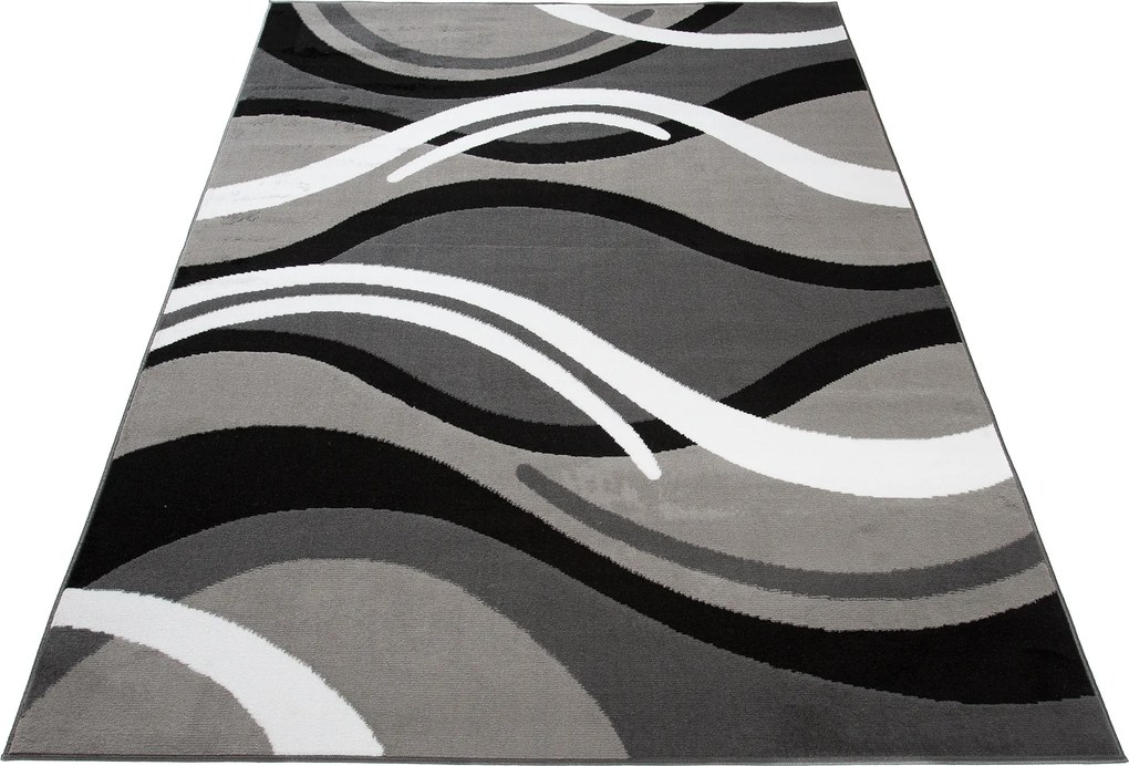 TA Koberec T966A GRAY CHEAP PP CRM Sivý Obdĺžnikový Rozmer: 140x200 cm