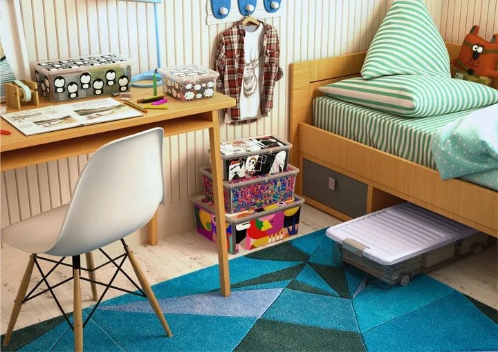 Plastový box s vekom a kolieskami 50 l