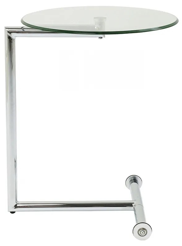Odkladací stolík Easy Living Clear Ø46 cm 62 × 51 × 46 cm KARE DESIGN