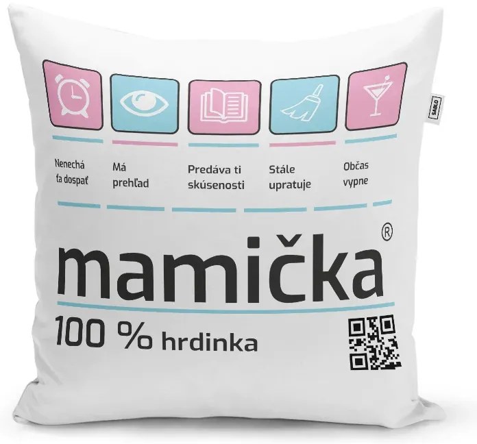 Sablio Vankúš Mamička: 40x40 cm
