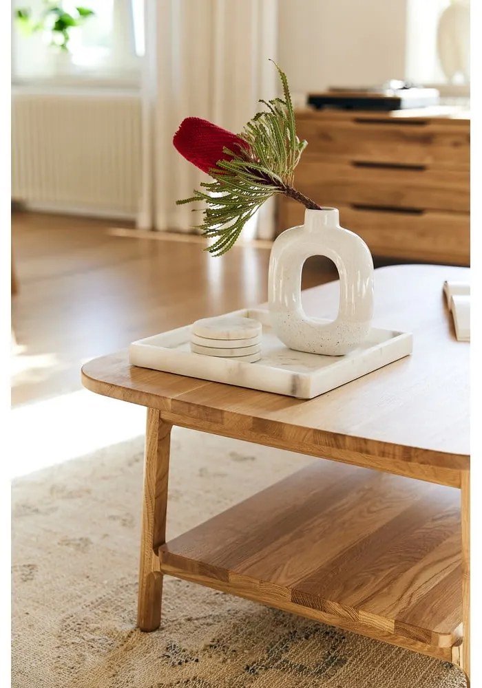 Konferenčný stolík z dubového dreva v prírodnej farbe 60x100 cm Twig – The Beds