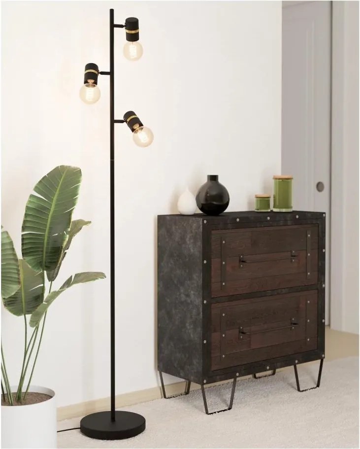 Eglo 900179 - Stojacia lampa LURONE 3xE27/10W/230V