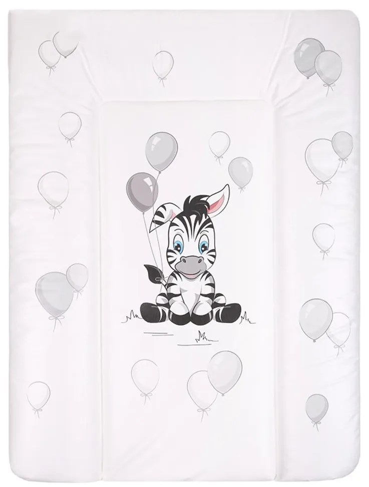 Prebaľovacia podložka mäkká New Baby Zebra biela 70x50