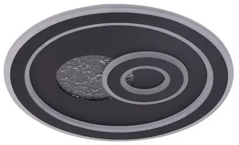 LED Stmievateľné stropné svietidlo LED/95W/230V čierna + diaľkové ovládanie