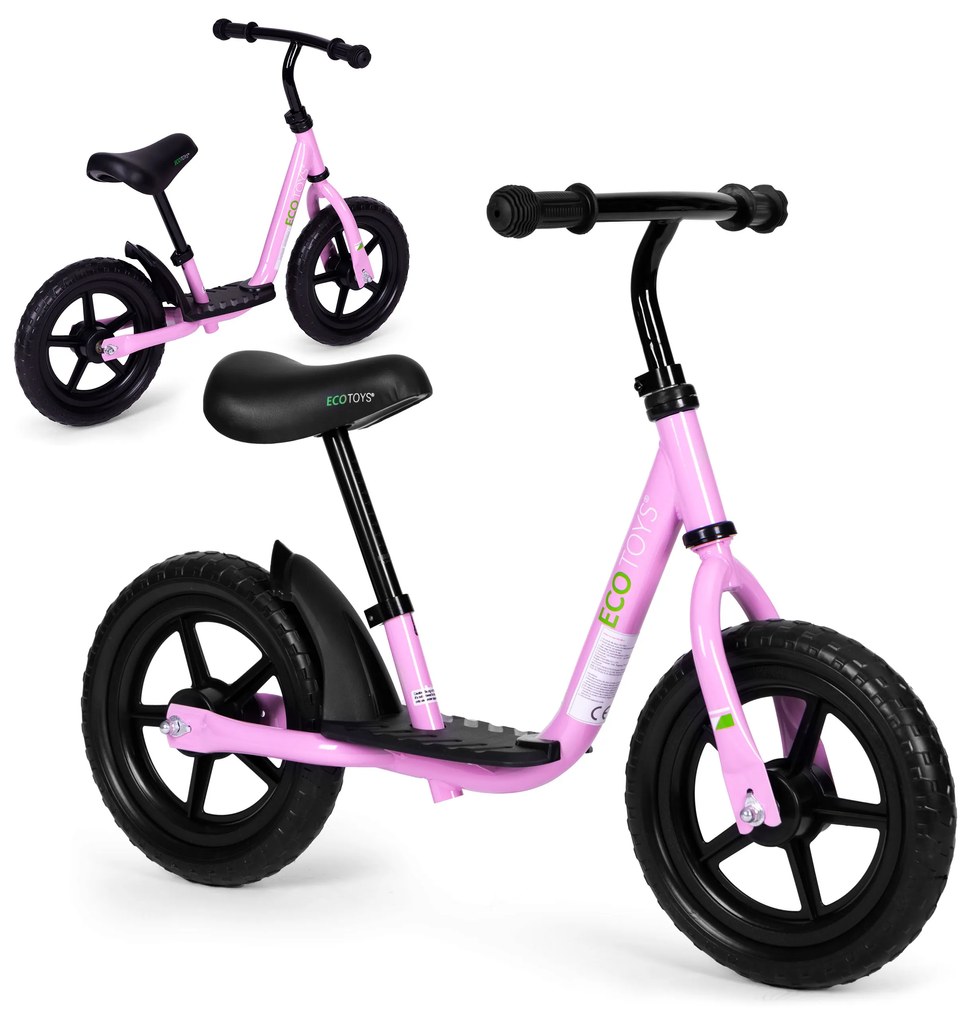 Odrážadlo ECO TOYS, ružové