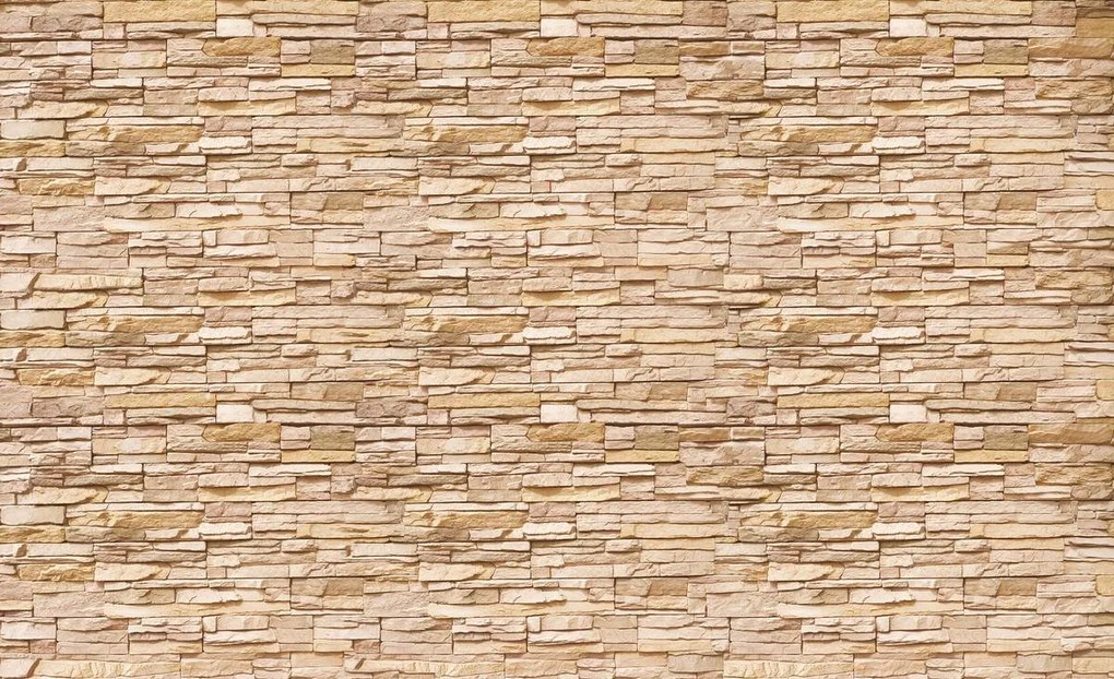 Fototapeta - Piesková tehlová stena (254x184 cm)