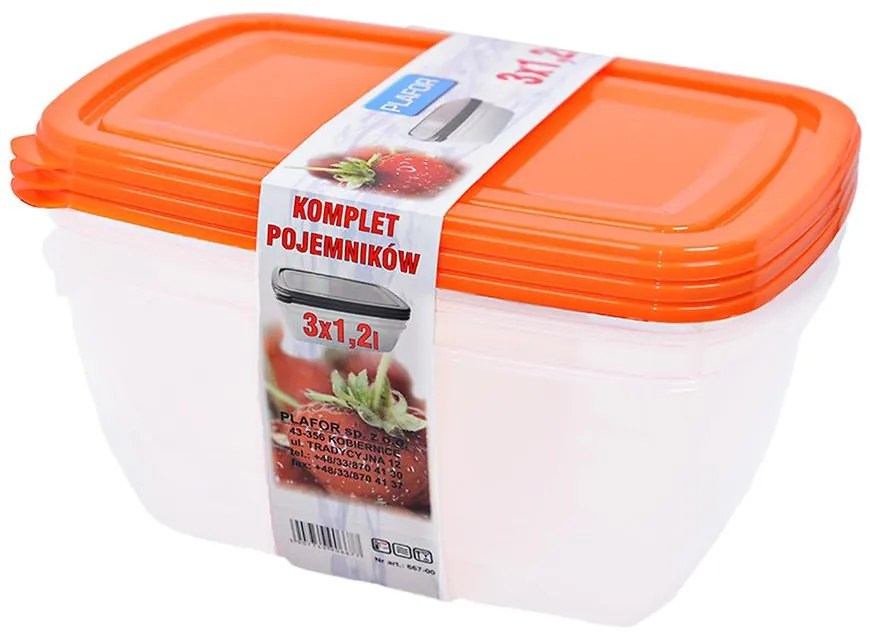 Sada nádob 3x1,2l 667-00