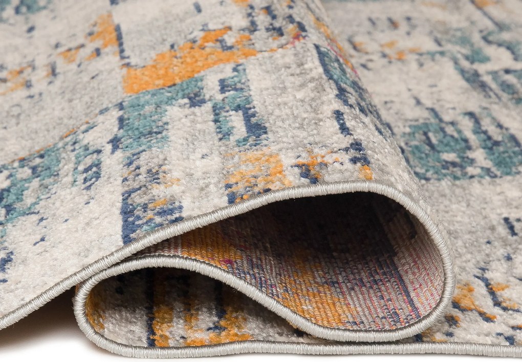 TA Koberec G053A BIELA/TMAVOMODRÁ DENVER FAA Rozmer: 80x150 cm