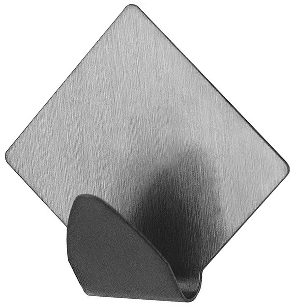 BISK Erga Trendy, samolepiaci 1-háčik na uteráky (2ks), oceľová, ERG-05715