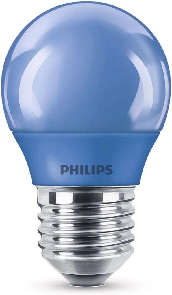 E27 P45 LED žiarovka 3,1 W, modrá
