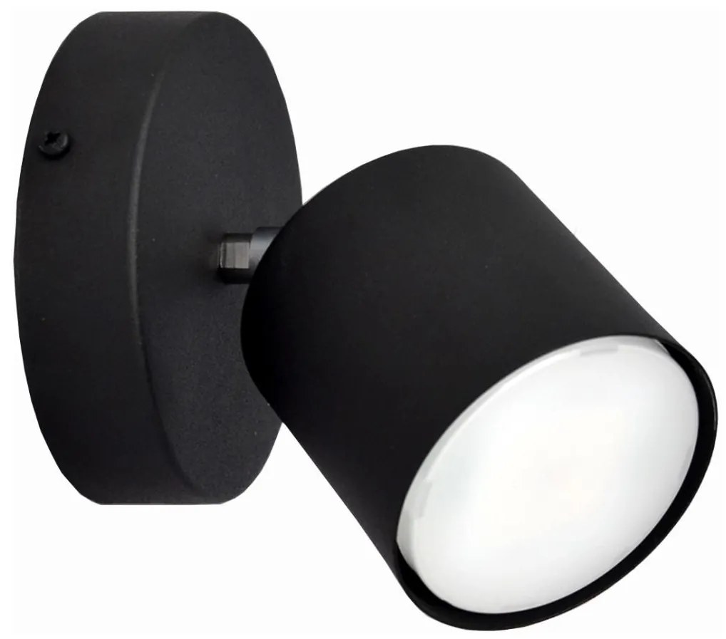 Nástenné bodové svietidlo PUNTA 1xGX53/10W/230V čierna