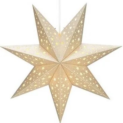 Markslöjd 704419 - Vianočná dekorácia SOLVALLA 1xE14/25W/230V zlatá 45 cm