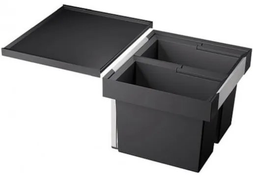 Odpadkový kôš, sorter zabudovateľný Blanco 38 l sivá mat 521469, 1 ks