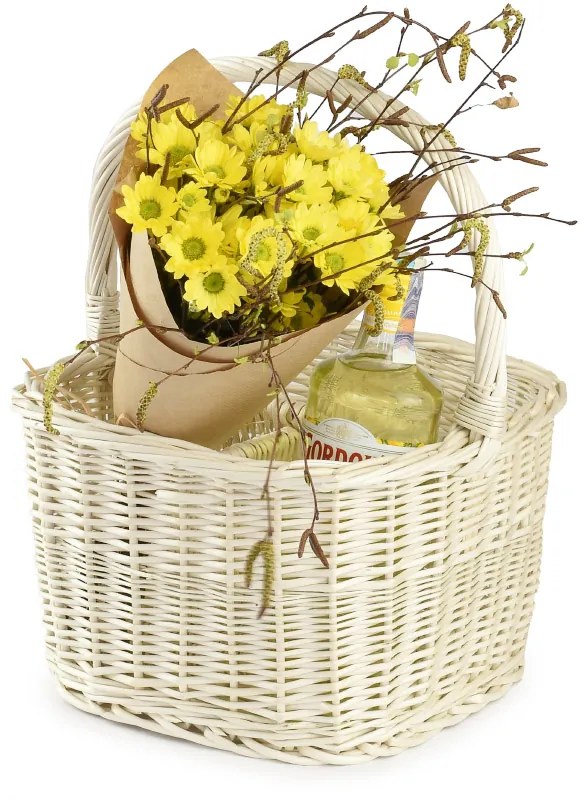 Piknikový kôš na fľaše Crate VI.š. 30 x hl. 30 x v. 20/40(cm)