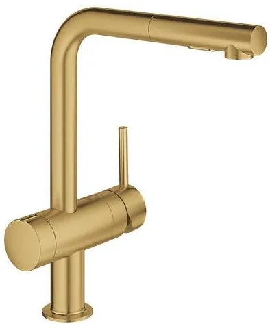 Grohe Minta drezová batéria s vyťahovacou spŕškou, 2 prúdy kartáčovaný cool sunrise 31558gn0 G31558GN0