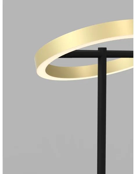 Wofi 8016-104 - LED Dotyková stmievateľná lampa BREST LED/10,5W/230V čierna/zlatá