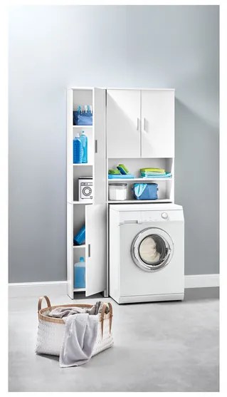 Livarno home Vysoká kúpeľňová skrinka Liverpool, biela  (100384120)