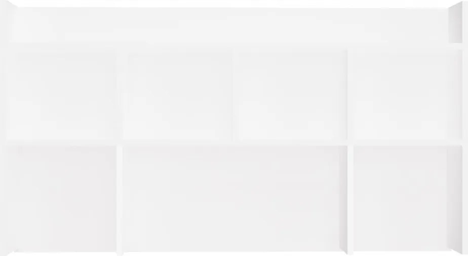 Nástavec na stůl Kisaza 130 cm bílý