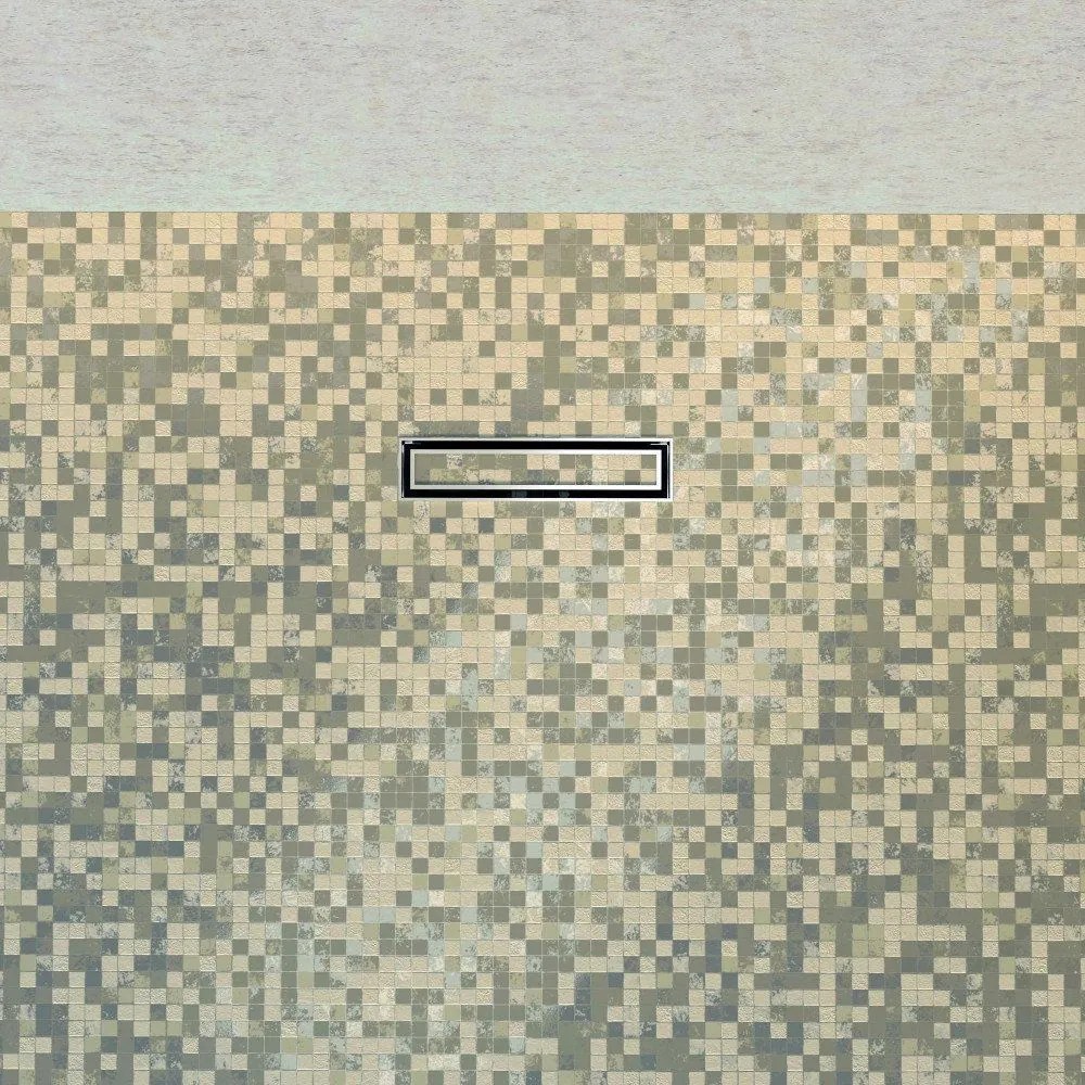 GEBERIT CleanLine sprchový žľab s možnosťou obloženia, kompletážna súprava, dĺžka 18,8 cm, brúsená ušľachtilá oceľ, 154.455.00.1