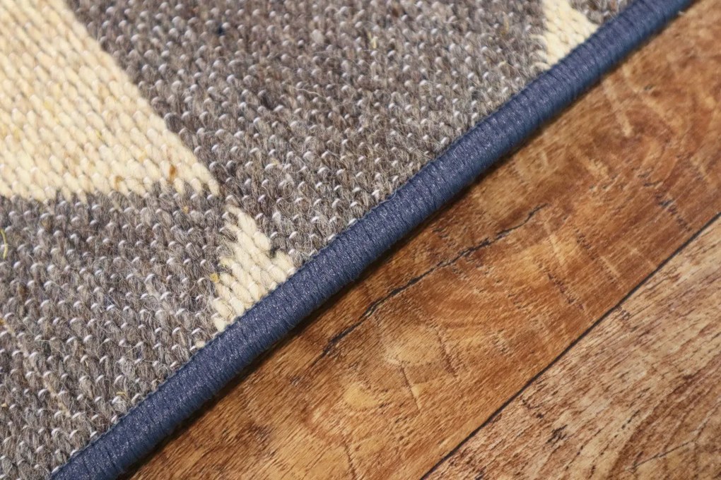 Mujkoberec Original, Ručne tkaný voňavý kusový koberec Vetiver 01, 120x170, béžová, exteriér