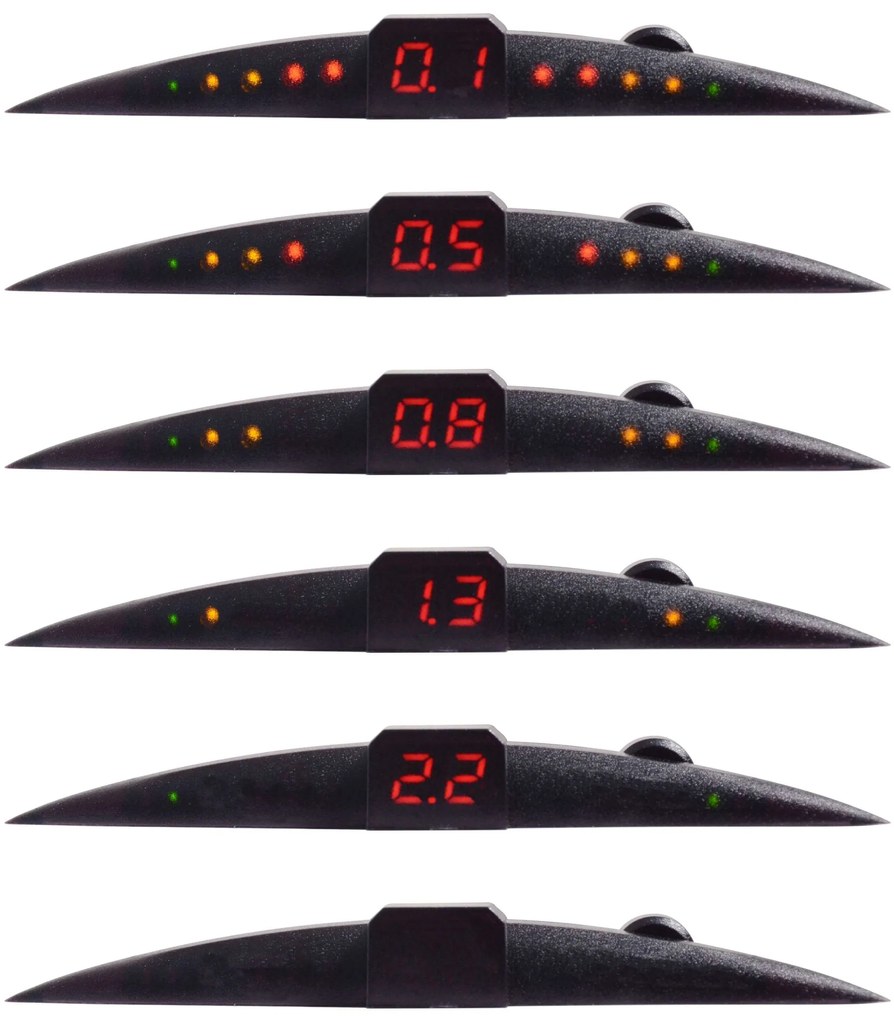 Compass Parkovací asistent 4 senzory, LED display 33602
