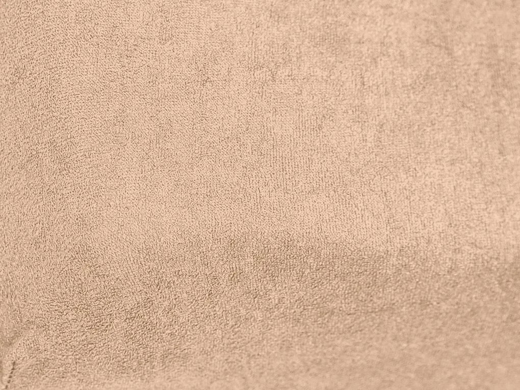 Froté plachta do detskej postieľky marhuľová 60x120 cm