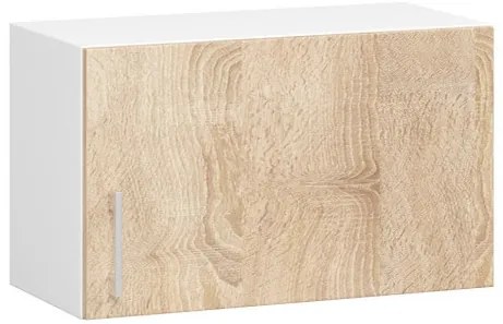Horná kuchynská skrinka LIMA W60OK biela / dub sonoma