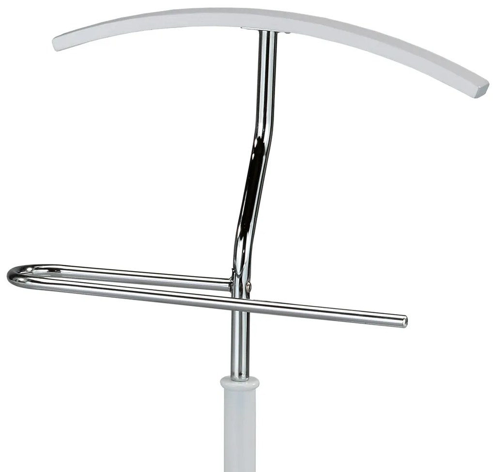 Autronic - nemý sluha, biela, chróm - 84186 WT