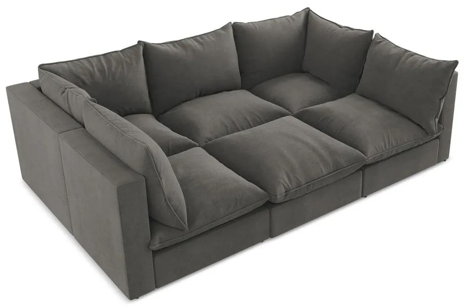 Tmavosivá pohovka 255 cm Manao – Makamii