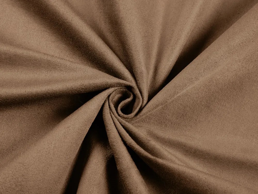 Biante Oválny obrus/imitácia brúsenej kože Alcantara ALC-015 Svetlo hnedý 120x160 cm