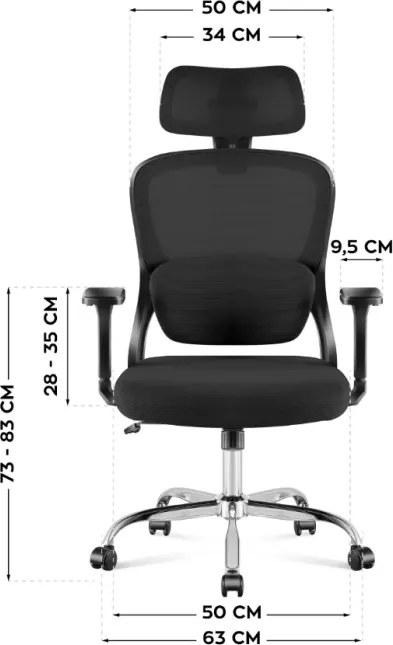 Kancelárska stolička Manager 3.2 Grey