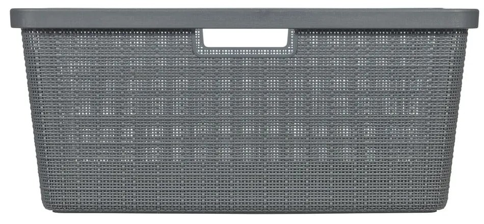 Sivý kôš na bielizeň Curver Jute, 46 l