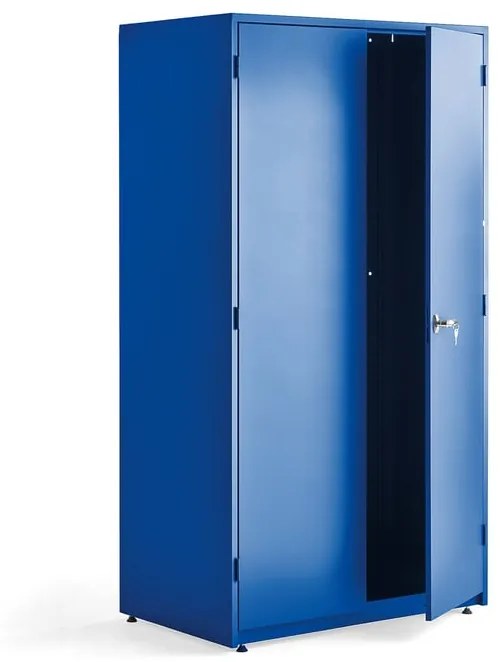 Kovová skriňa na náradie SUPPLY, 1900x1020x635 mm, modrá