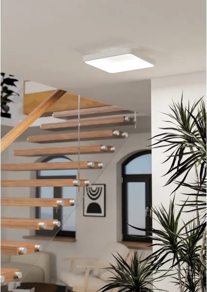 Eglo 901913 - LED RGBW stmievateľné stropné svietidlo LORETELLO-Z LED/20W/230V 35x35cm biela
