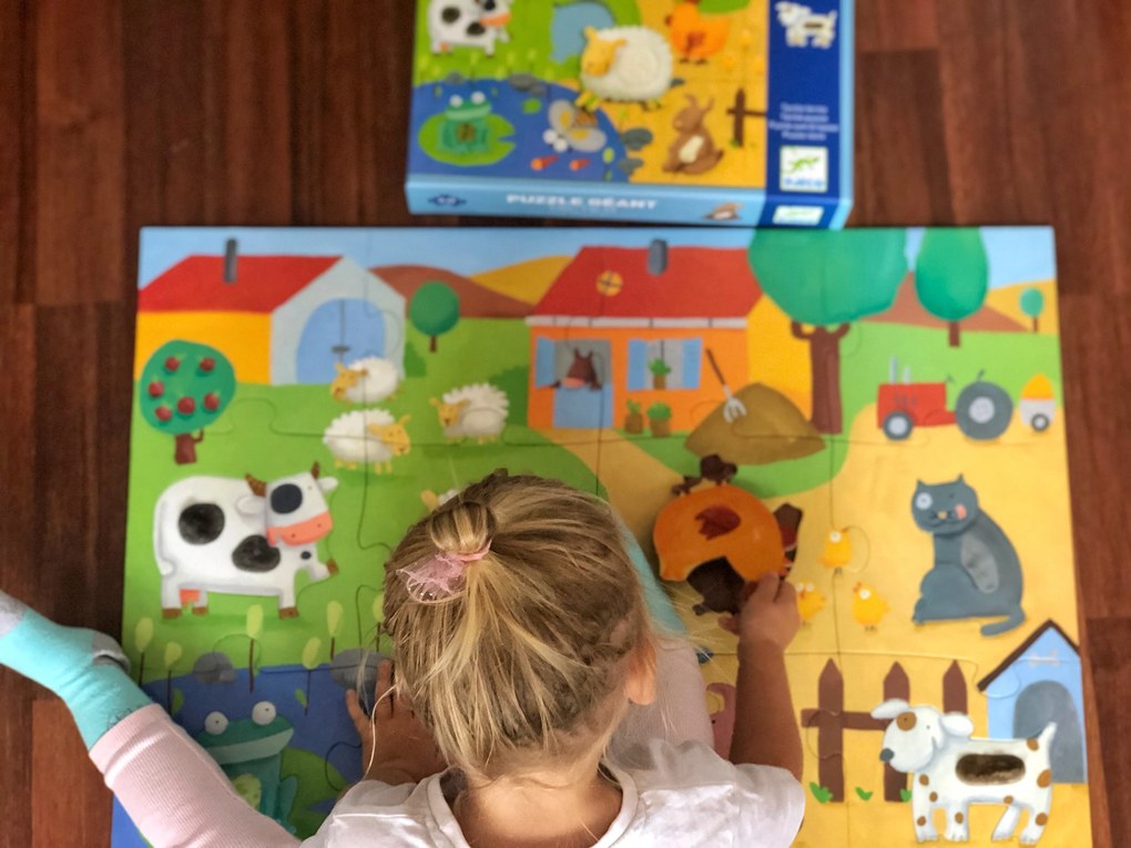 Puzzle hmatové – Farma 20 ks