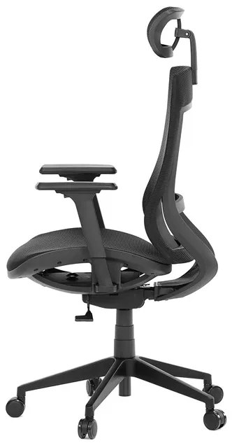 Autronic BONTEC Kancelárska stolička, synchrónny mechanizmus, čierna sieťovina, KA-W002 BK Farba: Čierna