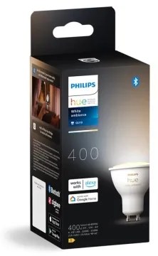 LED Stmievateľná žiarovka Philips Hue WHITE AMBIANCE GU10/4,2W/230V 2200-6500K