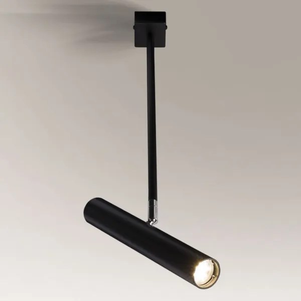 Shilo 2241 - Luster na tyči YABU 1xGU10-MR11/15W/230V čierna