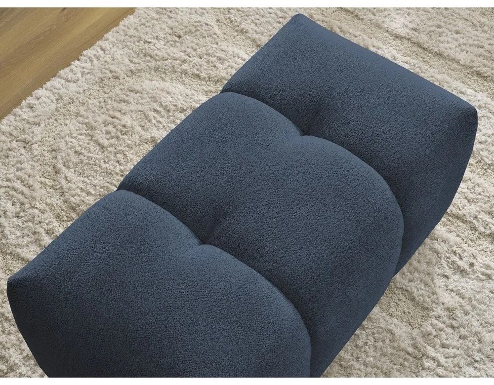 Modrá ženilková podnožka Roxelane – Bobochic Paris