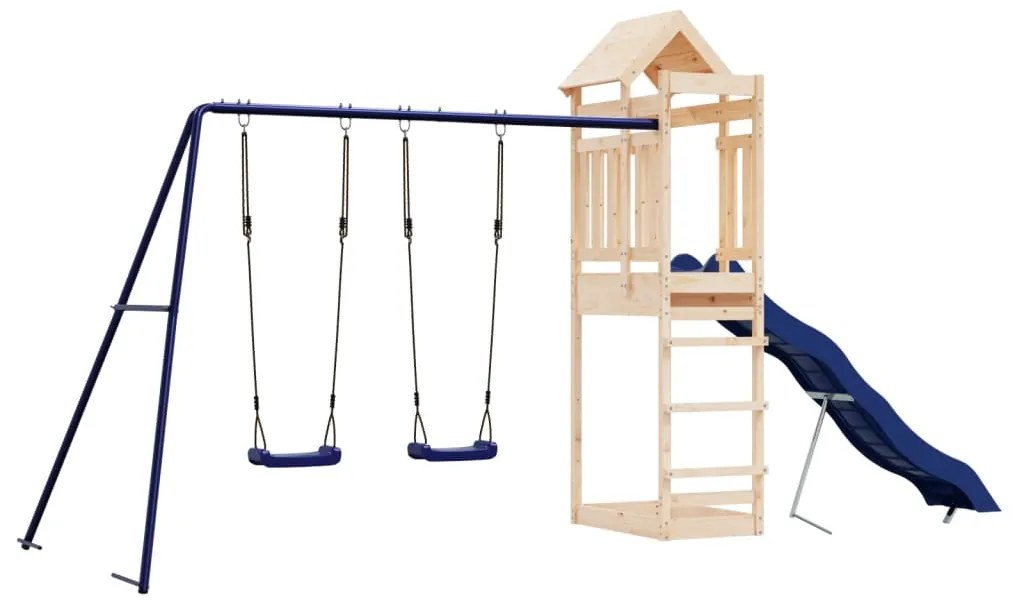 Vonkajšia súprava na hranie masívna borovica