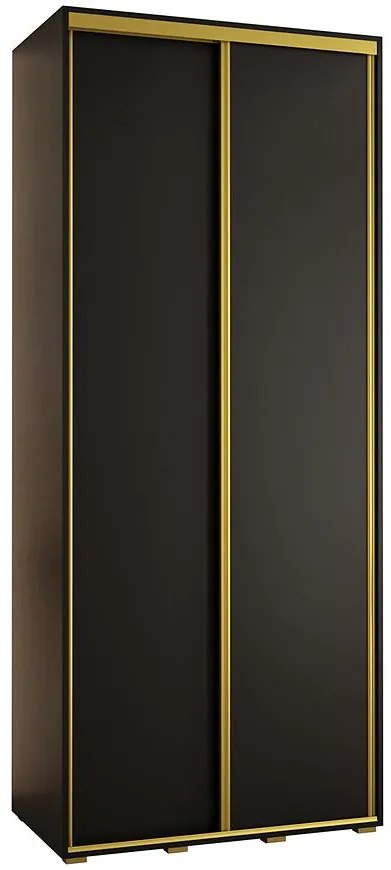 Skriňa 45 Canaris 1 100 čierna/gold