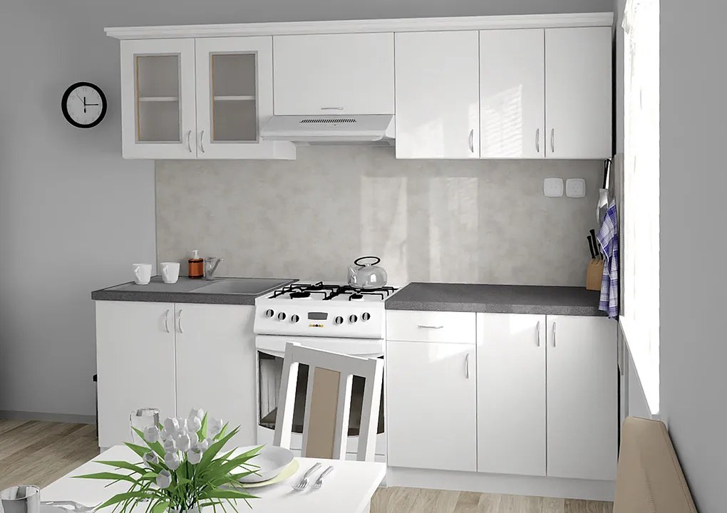 Nabytekmorava Kuchynská linka Bára B farba kuchyne: akát