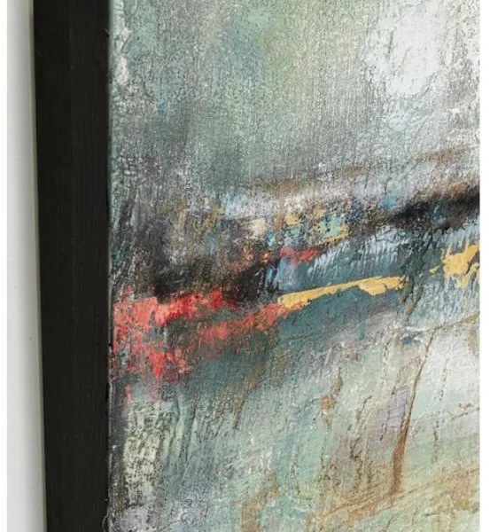 Dust obraz zlatý 120x120 cm