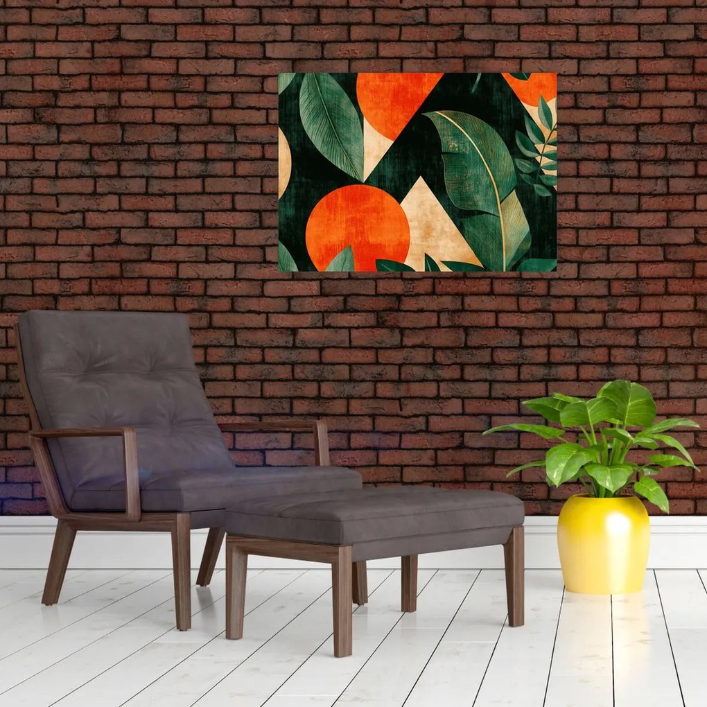 Obraz - Geometrické prírodné motívy II. (70x50 cm)