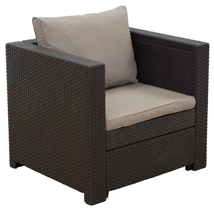 Keter Balkónové kreslo Provence, cappuccino (100333655)